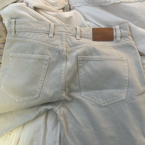ILOVEUGLY MEN WHITE PANTS SIZE S BRAND NEW - Picture 4 of 7